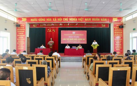 UB MTTQ Việt Nam phường Trường Sơn tổ chức hội nghị lần thứ mười một, khóa XII để đánh giá công tác mặt trận 6 tháng đầu năm, nhiệm vụ trọng tâm 6 tháng cuối năm 2023